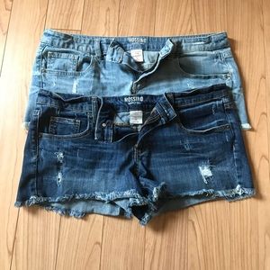 2 pair of jean shorts! 🌼